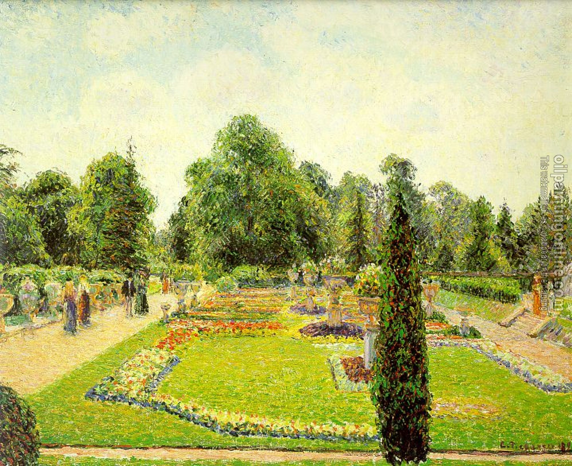 Pissarro, Camille - Kew, the Path to the Main Conservatory